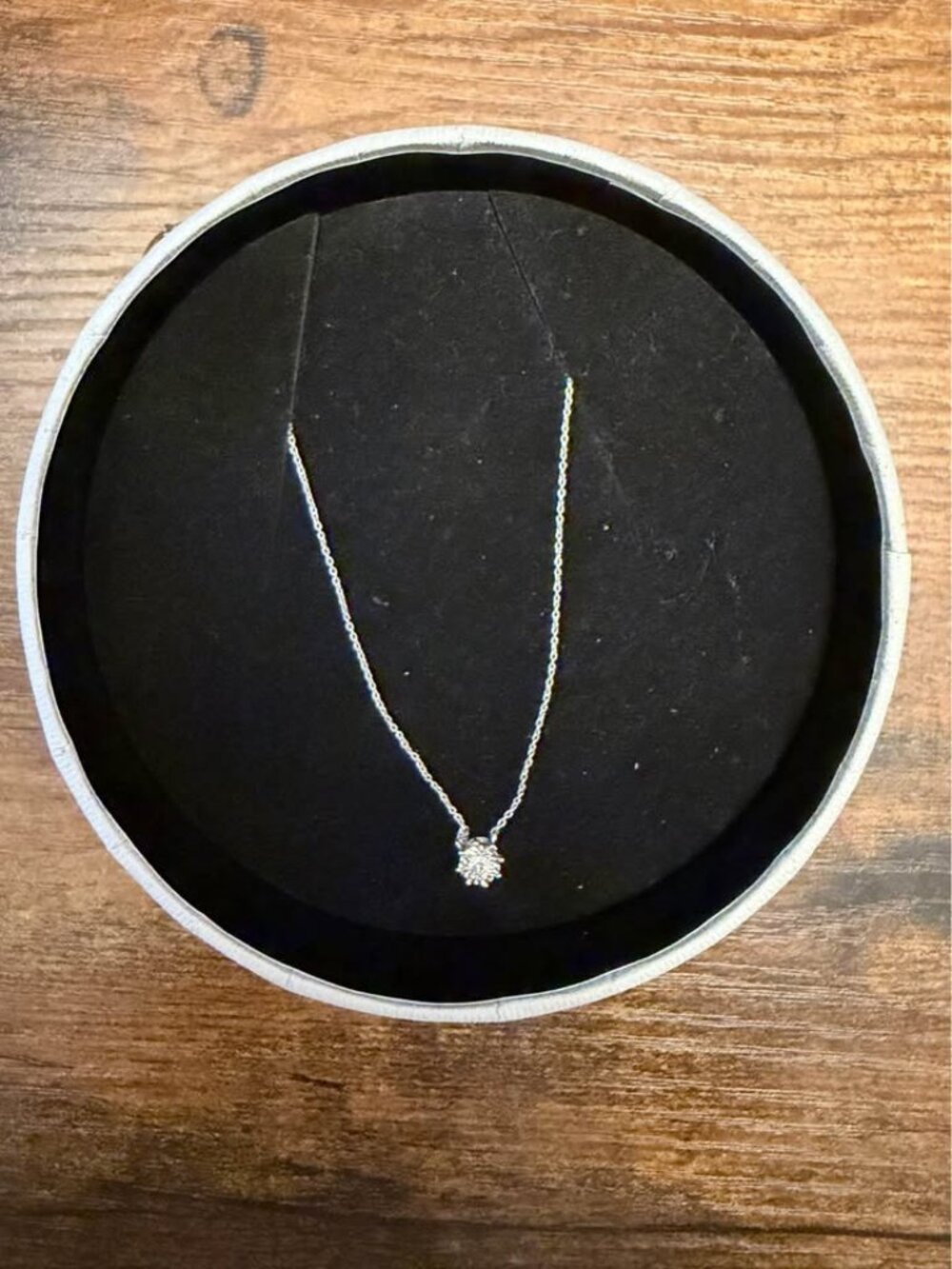 Tous- 18K white gold Les Classiques Necklace with small Diamond rosette